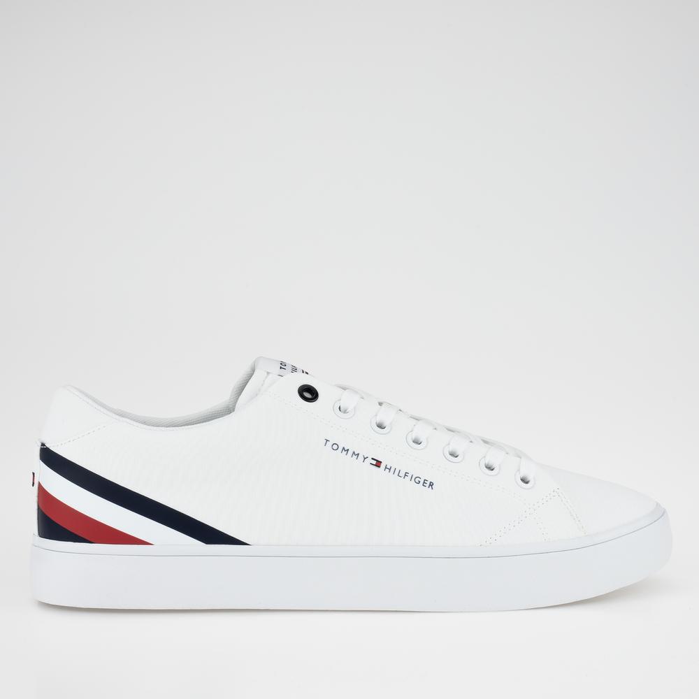 Buty Tommy Hilfiger Hi Vulc Core Low Stripes Fm Fm Ybs M Skie Bia E