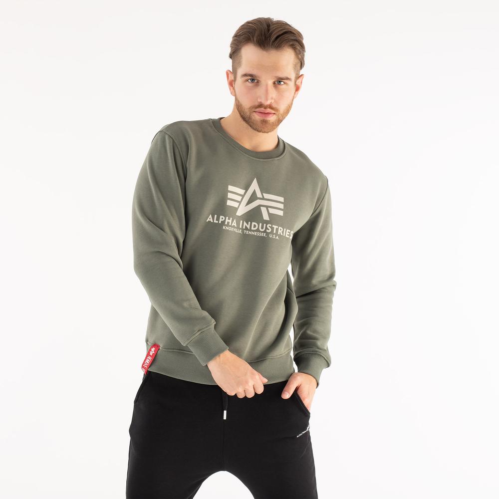 Bluza Alpha Industries Basic M Ska Zielona