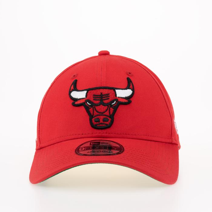 Czapka Z Daszkiem New Era 9Forty Chicago Bulls Team Side Patch Red