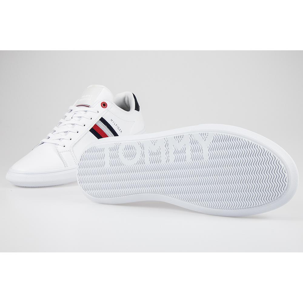 Tommy Hilfiger Essential Leather Cupsole Trainers > FM0FM03424-YBR