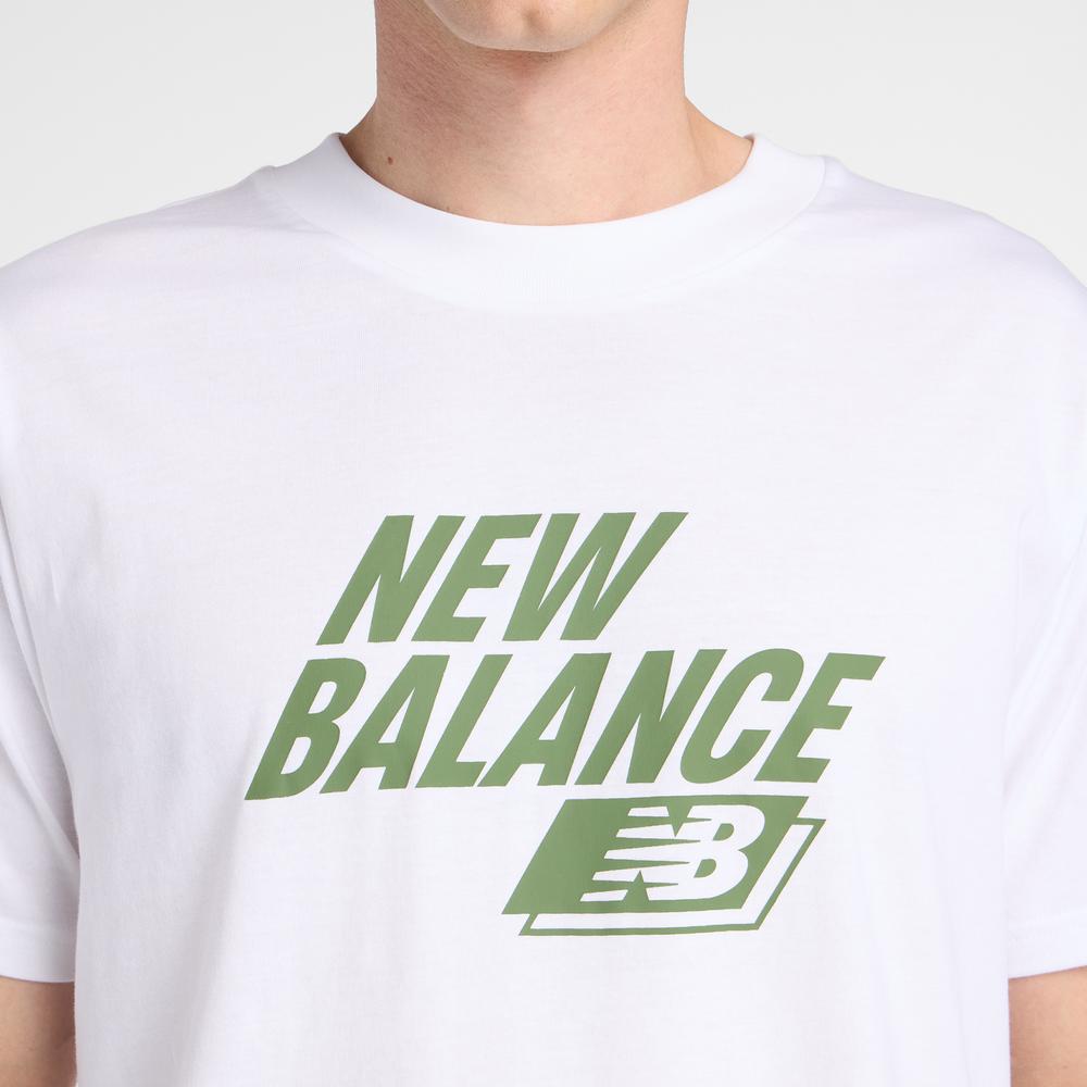 Koszulka męska New Balance MT61H0Z3WT - biała