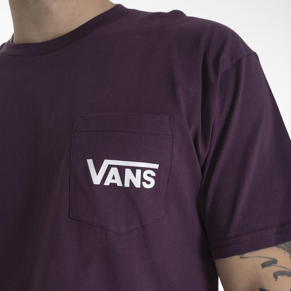 Koszulka Vans Classic Back VN00004WD1I1 - fioletowa