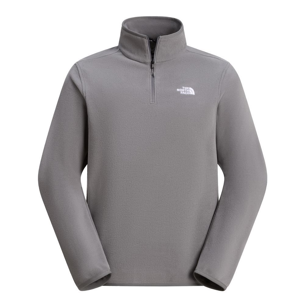 Bluza męska The North Face Glacier 1/4 Zip Fleece 0A8D0Q0UZ1 - szara