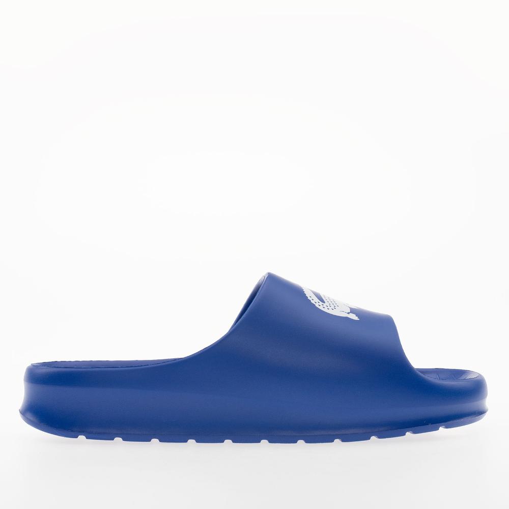 Klapki Lacoste Serve Slide 2.0 749CMA0024-221 - niebieskie