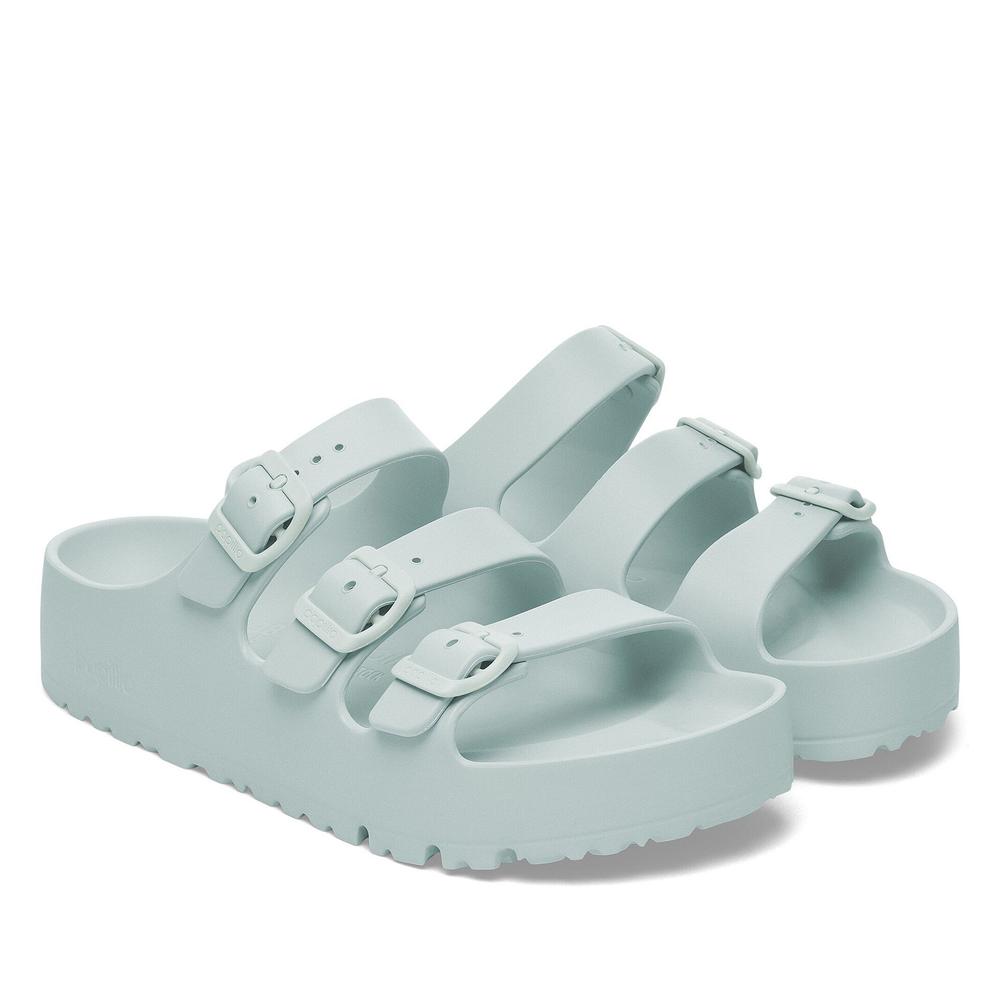 Klapki Birkenstock Florida Eva Flex Platform 1029736 - zielone