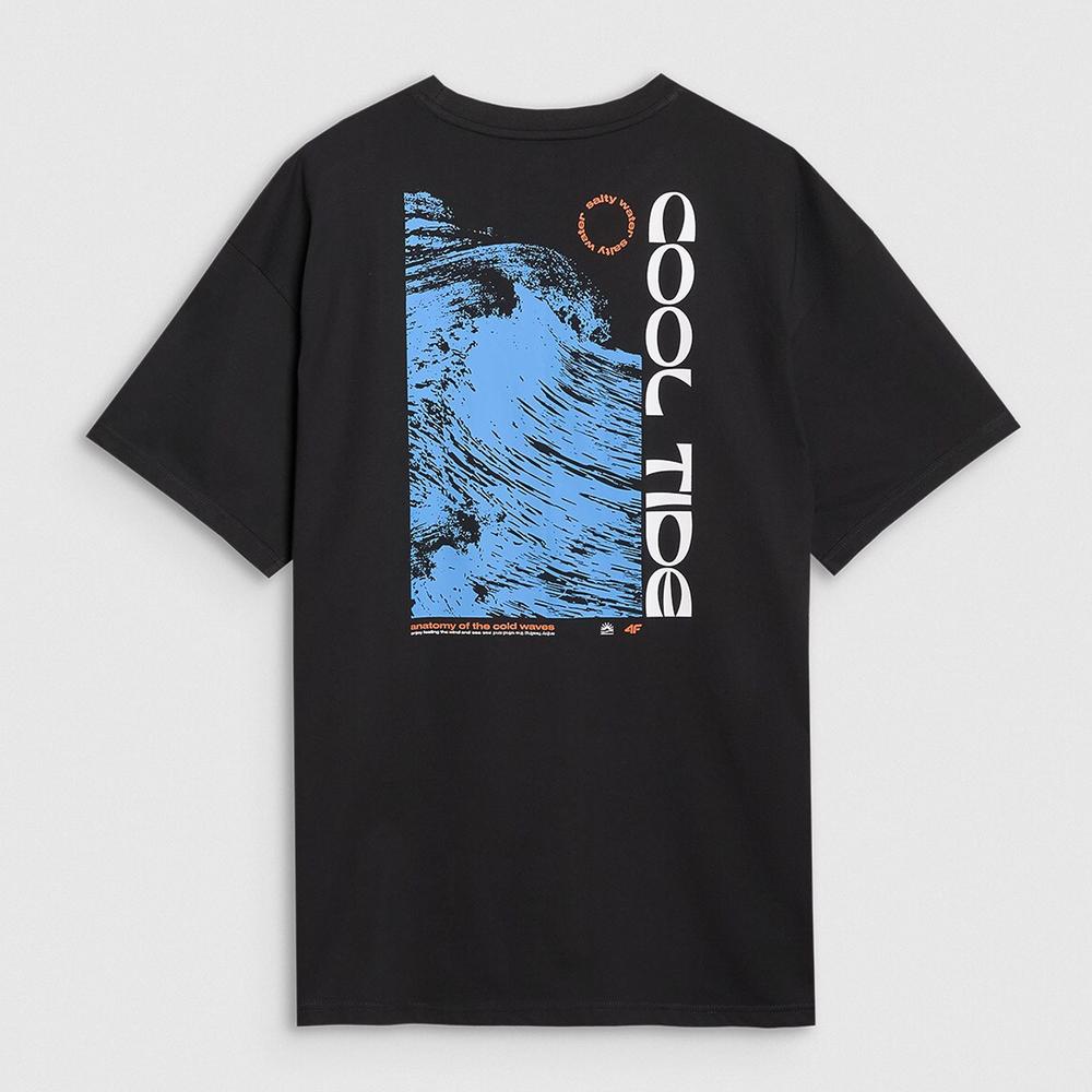 Koszulka męska 4F WSS25TTSHM198520S - czarna