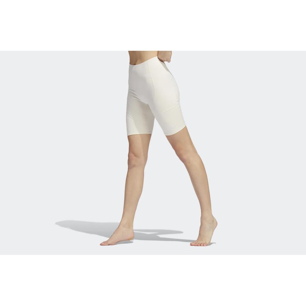 Spodenki adidas Yoga 4 Elements Studio Pocket Short Tights HD4483 - białe