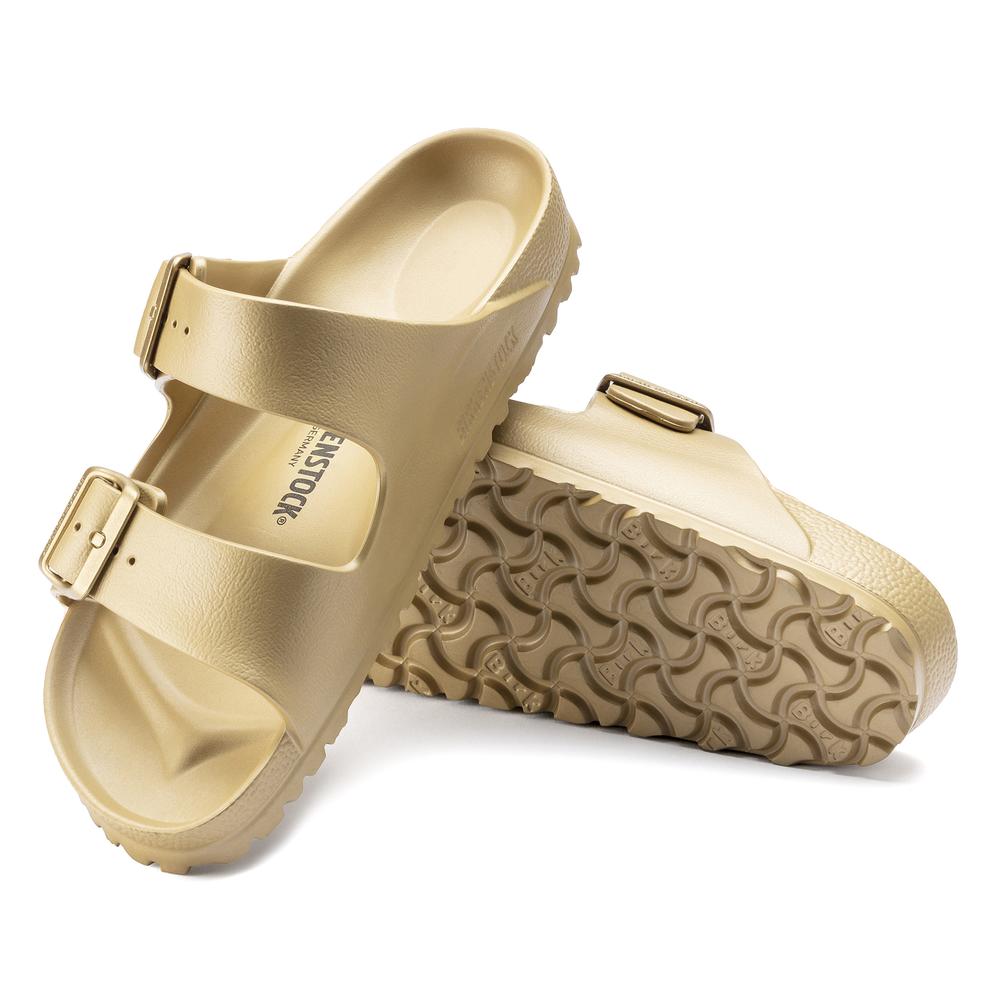 Klapki Birkenstock Arizona Essentials 1022465 - złote