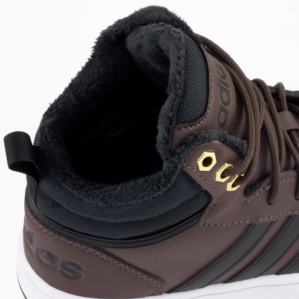 Buty adidas Hoops 3.0 Mid Winterized GZ6680 - brązowe