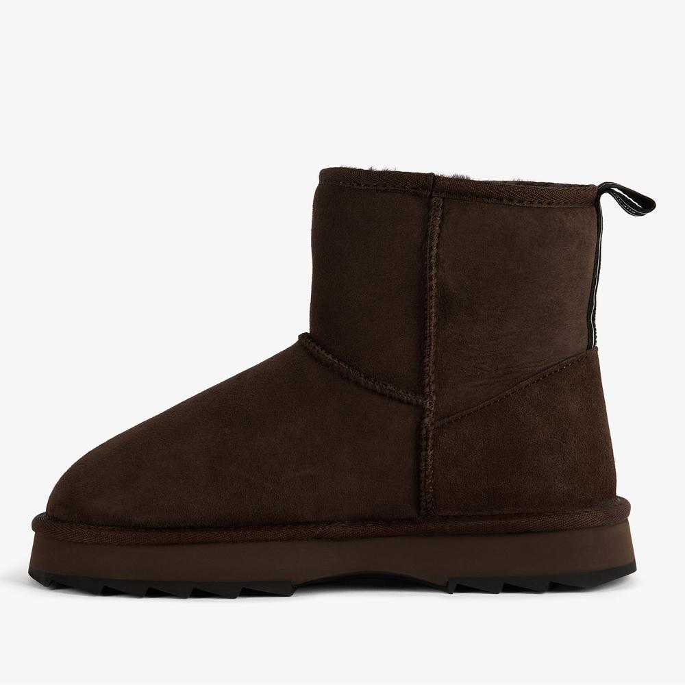Buty damskie Emu Australia Sharky Mini W12434CHOC - brązowe