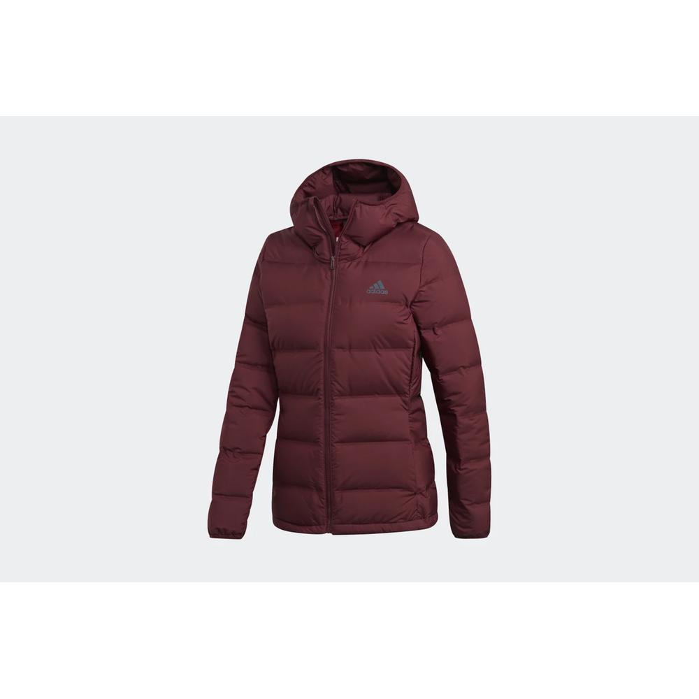 ADIDAS HELIONIC DOWN HOODED JACKET > DZ1495