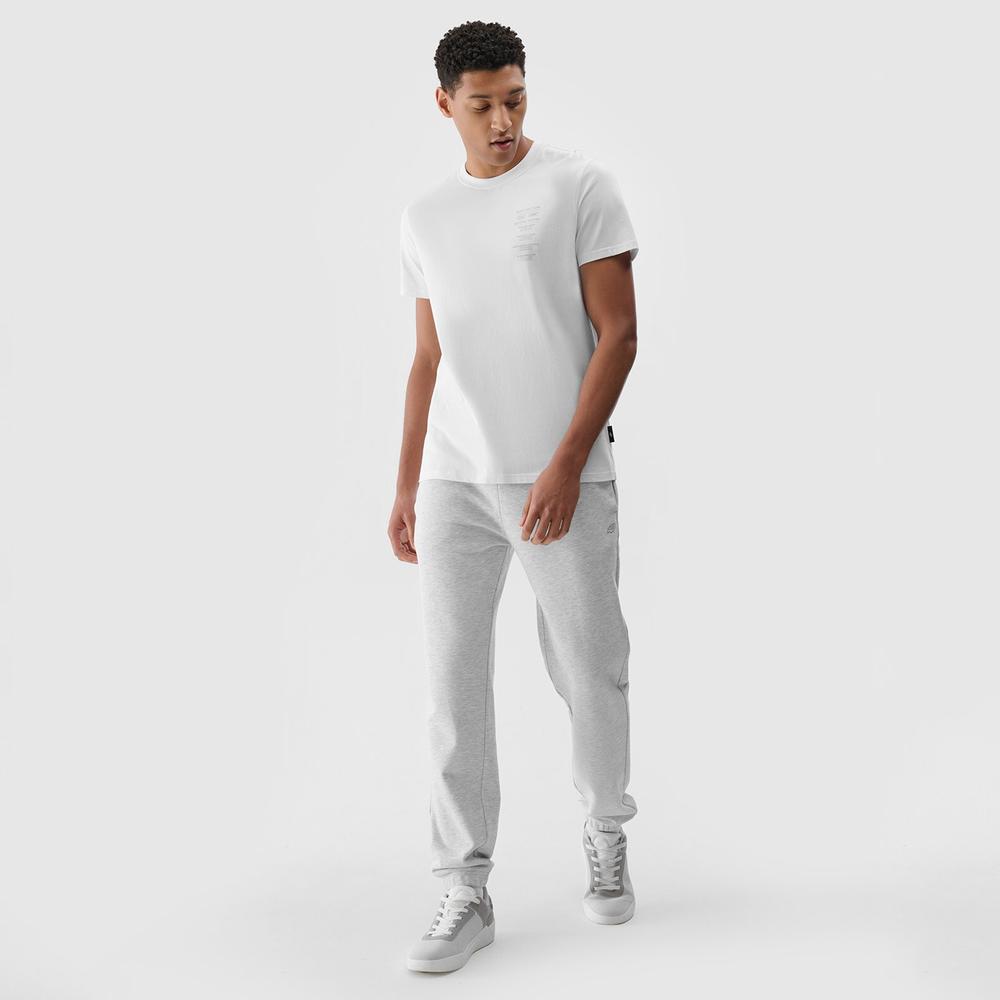 Koszulka męska 4F RSS24TTSHM253610S - biała