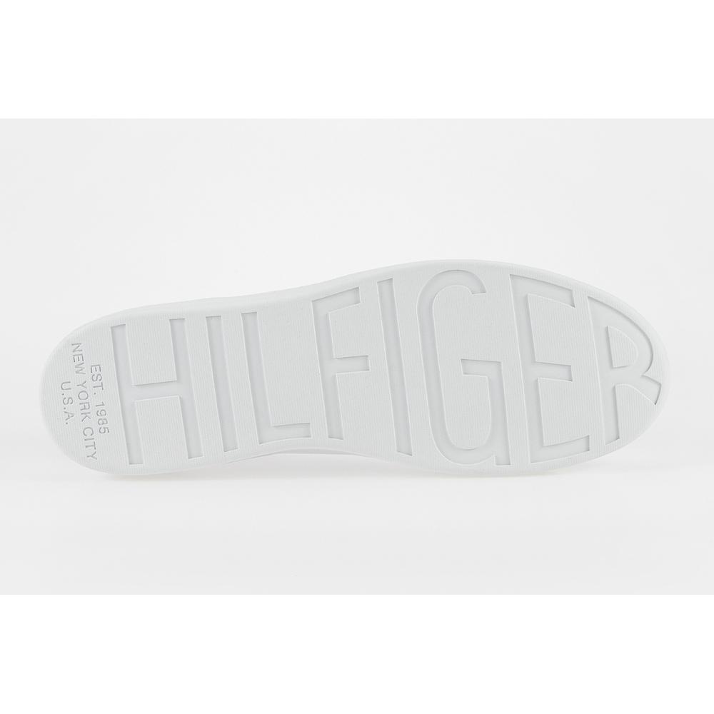 Buty Tommy Hilfiger Retro Court Clean Cupsole FM0FM04004-YBR - białe