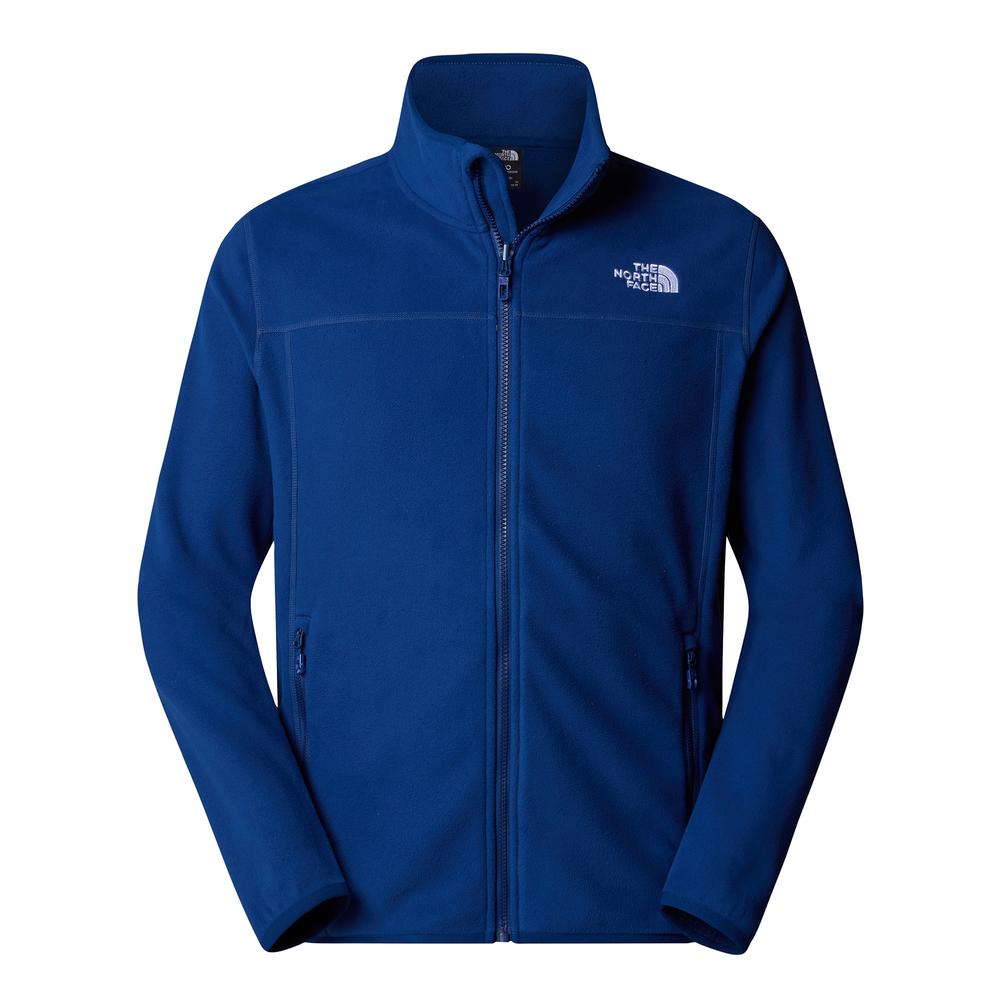 Bluza męska The North Face 100 Glacier Full-Zip Fleece 0A855XD1R1 - granatowe