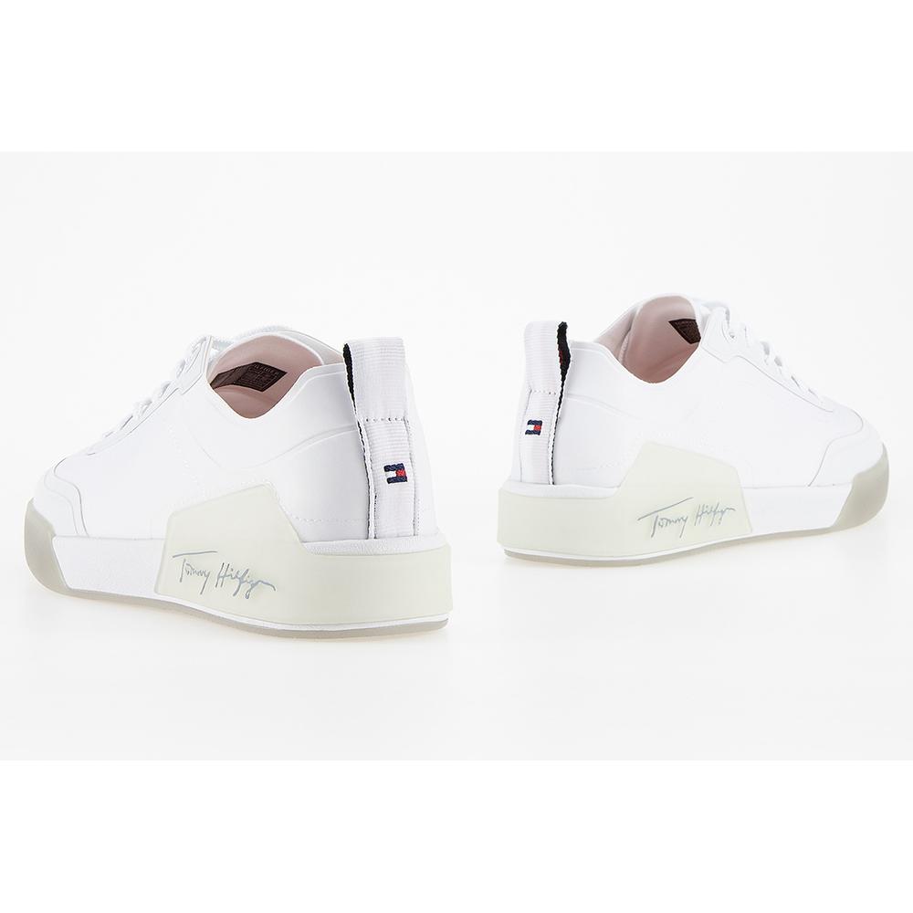 Buty Tommy Hilfiger Elevated Signature FW0FW06325-C1O - białe