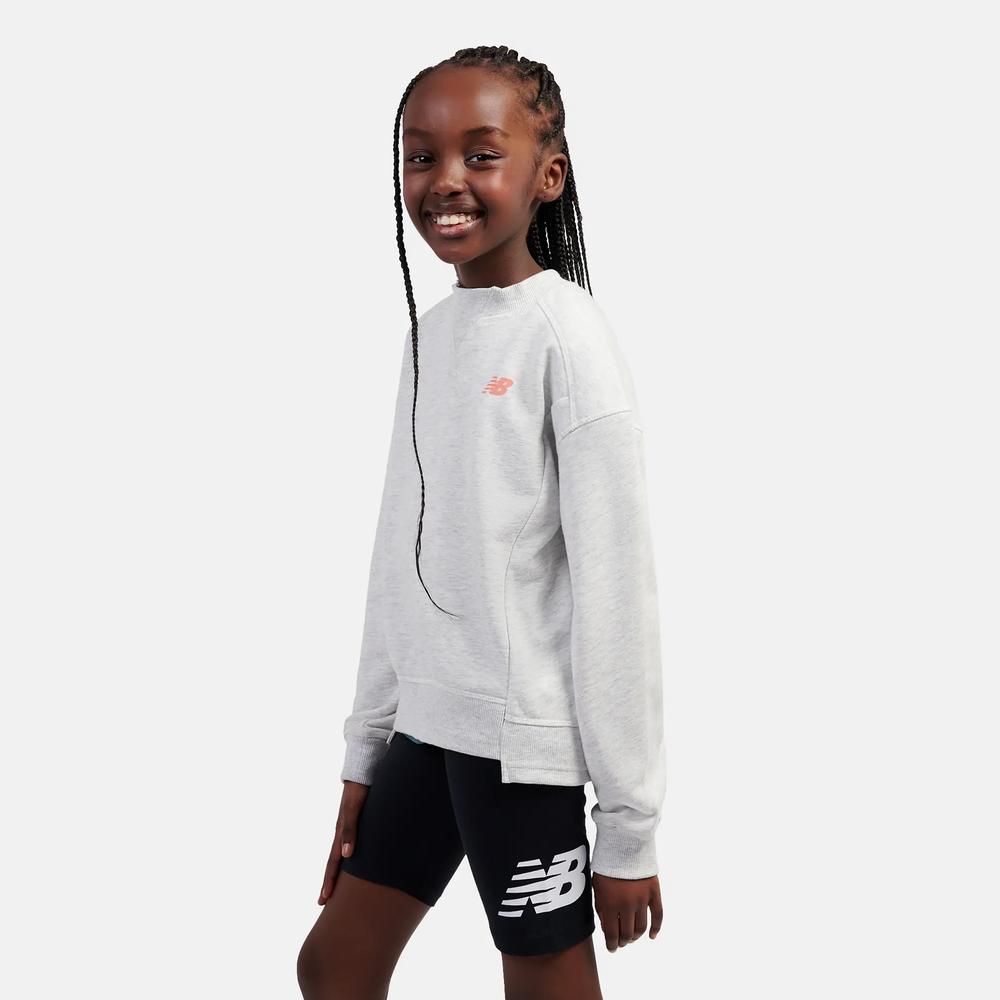 Bluza dziecięca New Balance LAKG0205AHH - szara