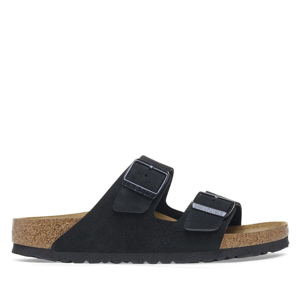 Klapki męskie Birkenstock Arizona 1027152 - czarne