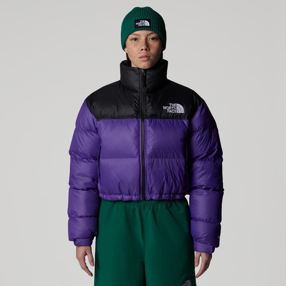 Kurtka The North Face Nuptse Short Jacket 0A5GGES961 - fioletowo-czarna