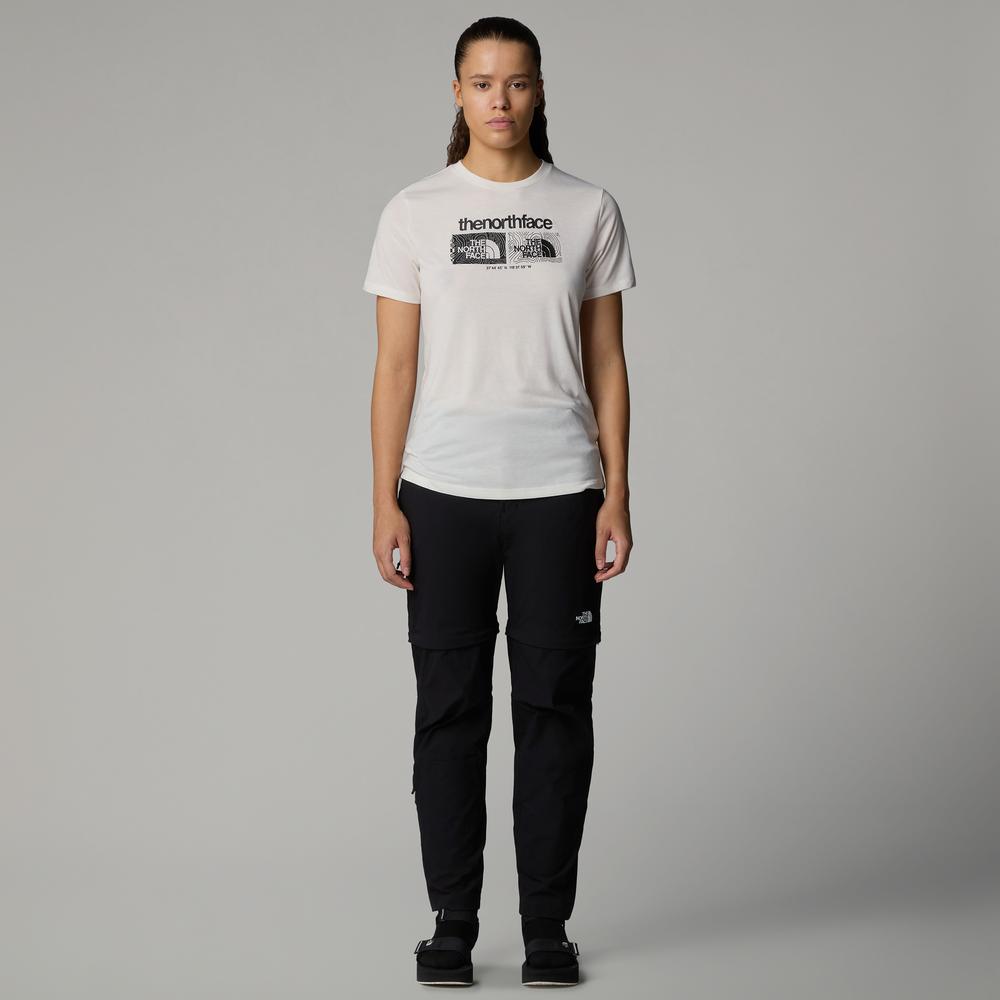 Koszulka damska The North Face Foundation 0A8BRZQLI1 - biała