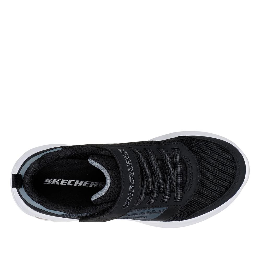Buty dziecięce Skechers Bounder Tech Ultravoid 403723LBKCC - czarne