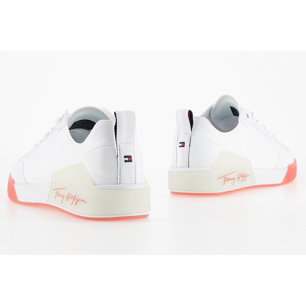 Buty Tommy Hilfiger Elevated Signature FW0FW06325-XKL - białe
