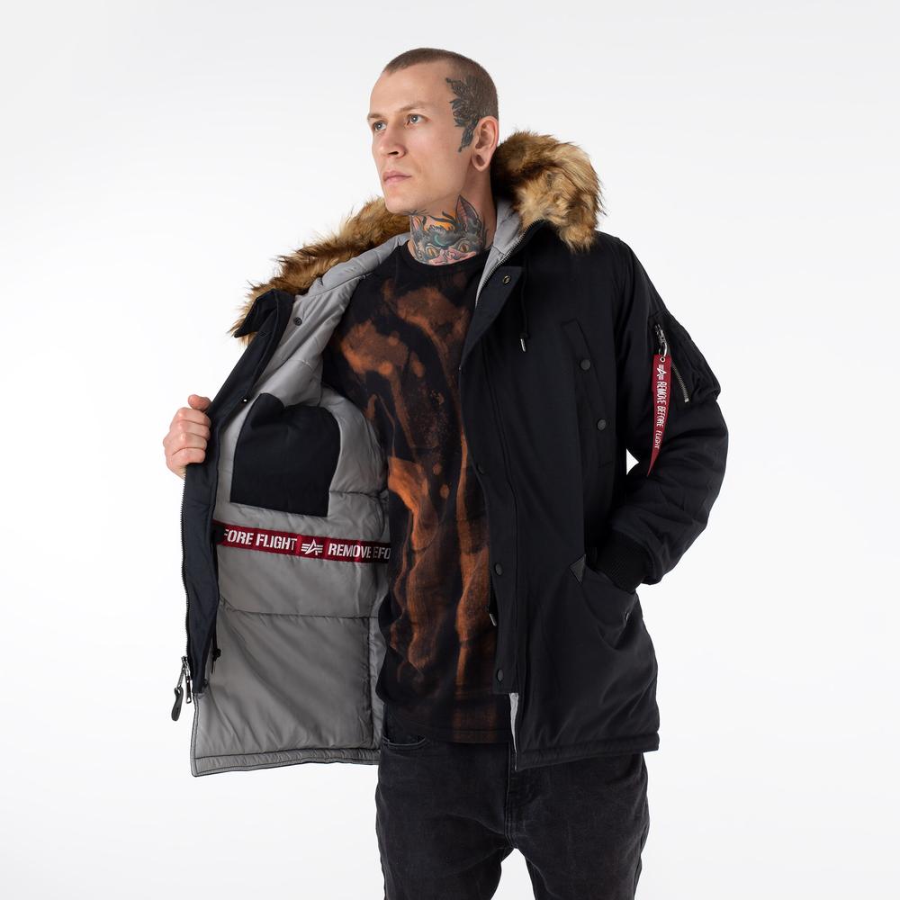 Kurtka Alpha Industries Arctic Discoverer 11810003 - czarna
