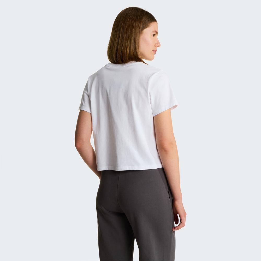 Koszulka damska The North Face Essentials Cutie 0A8GR1FN41 - biała