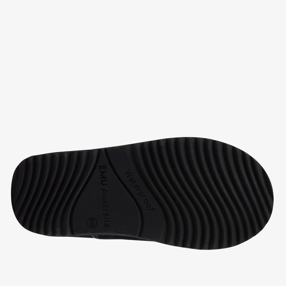Buty dziecięce Emu Australia Brumby LO 2.0 K13225BLAK - czarne