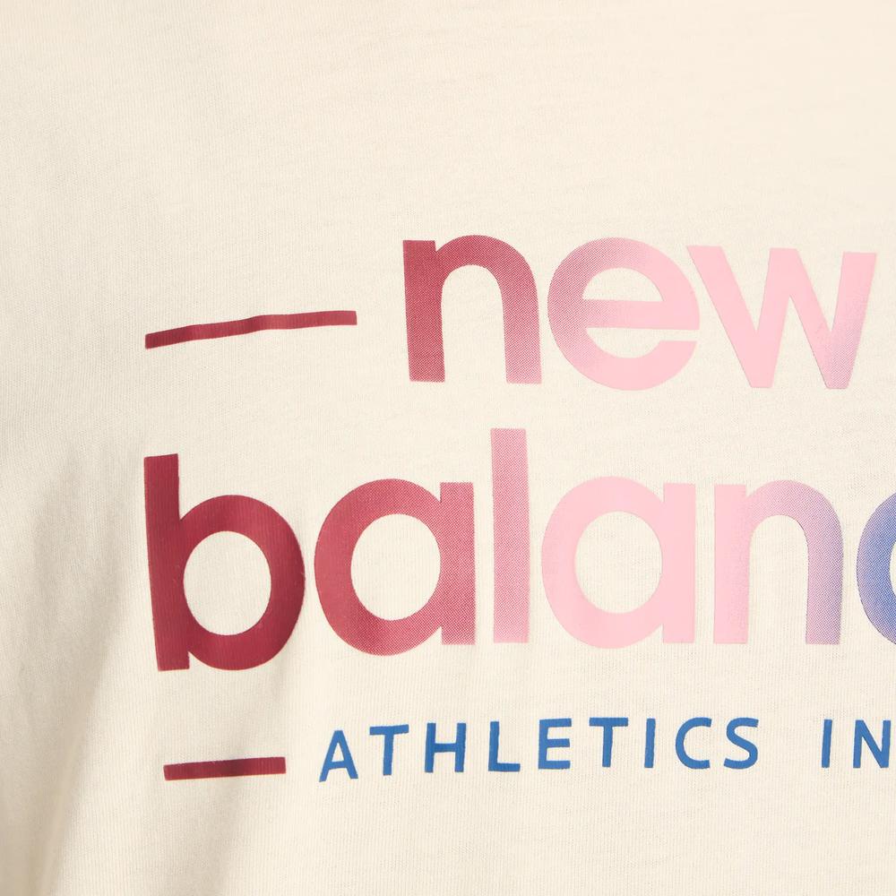 Koszulka damska New Balance WT53916LIN - beżowa