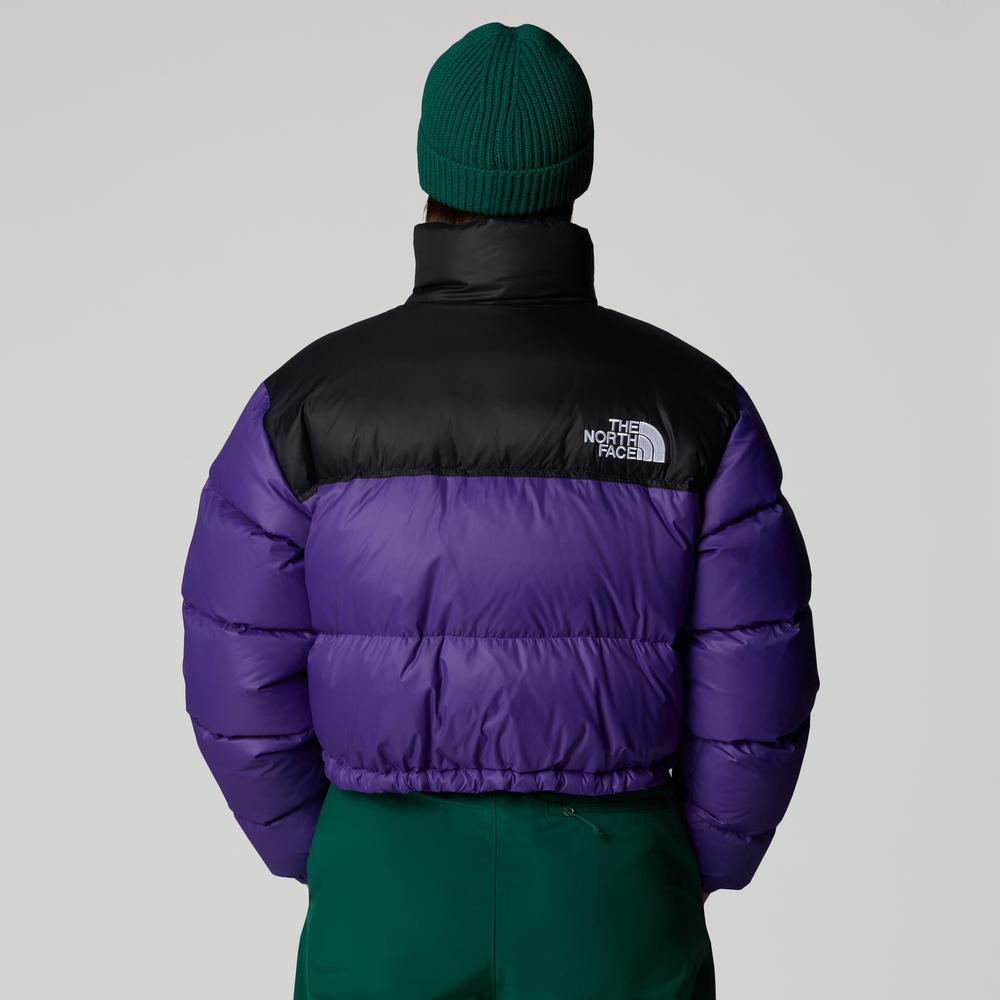 Kurtka The North Face Nuptse Short Jacket 0A5GGES961 - fioletowo-czarna