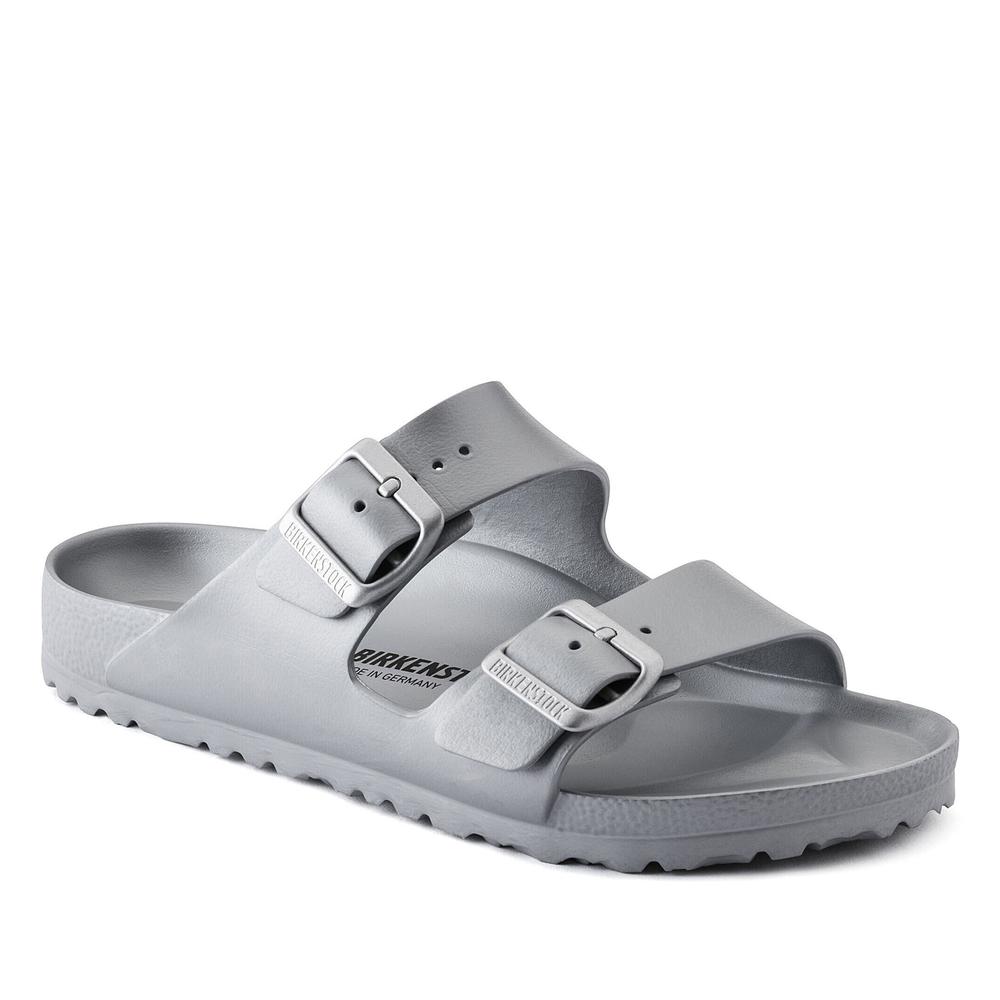 Klapki męskie Birkenstock Arizona Eva 1003490 - szare