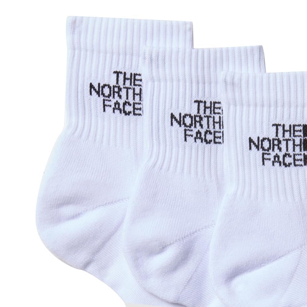 Skarpety unisex The North Face Multi Sport Cush Quarter Sock 3P 0A882GFN41 - białe