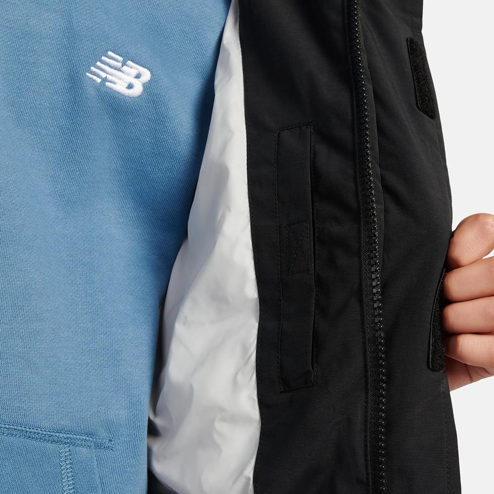 Kurtka dziecięca New Balance LAKB0287BK - czarna