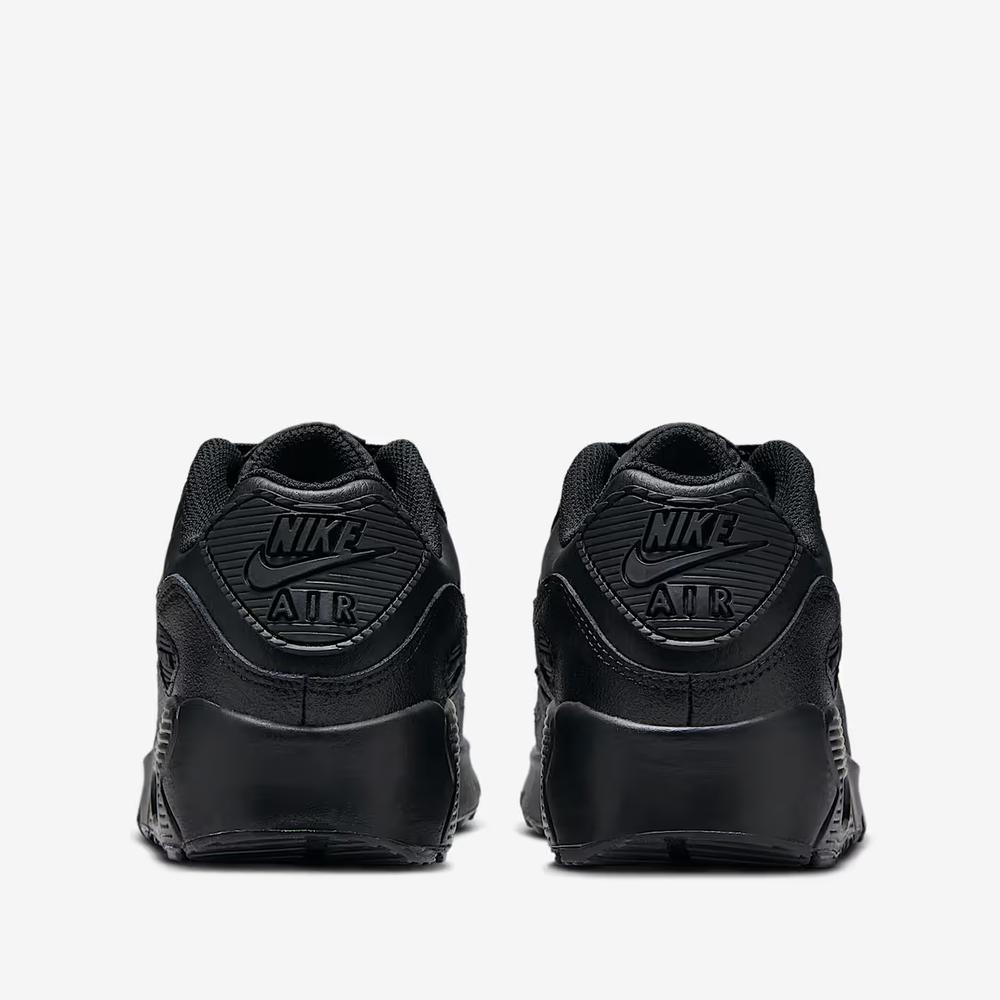 Buty młodzieżowe Nike Air Max 90 Leather CD6864-028 - czarne