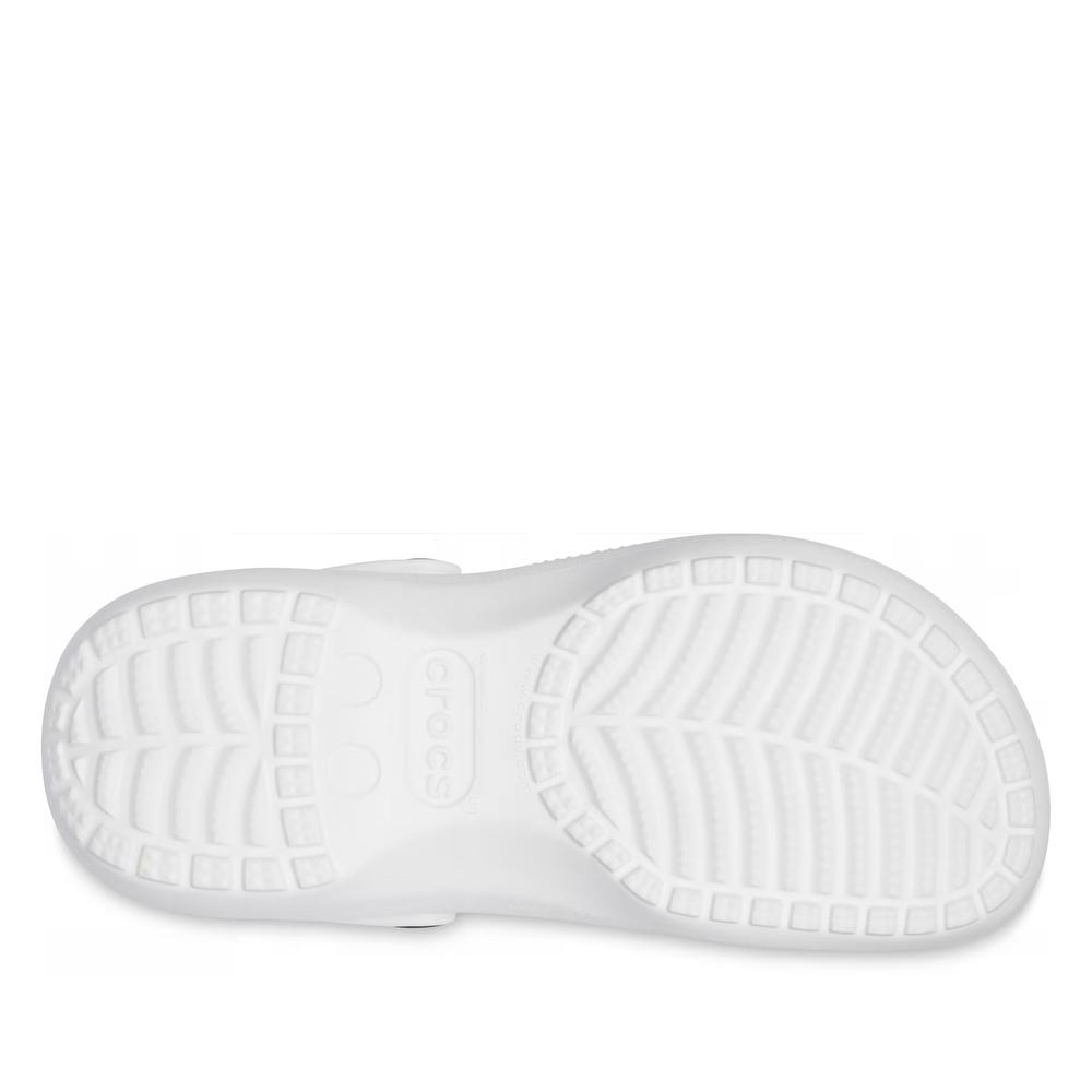 Klapki Crocs Classic Platform Clog 206750-100 - białe