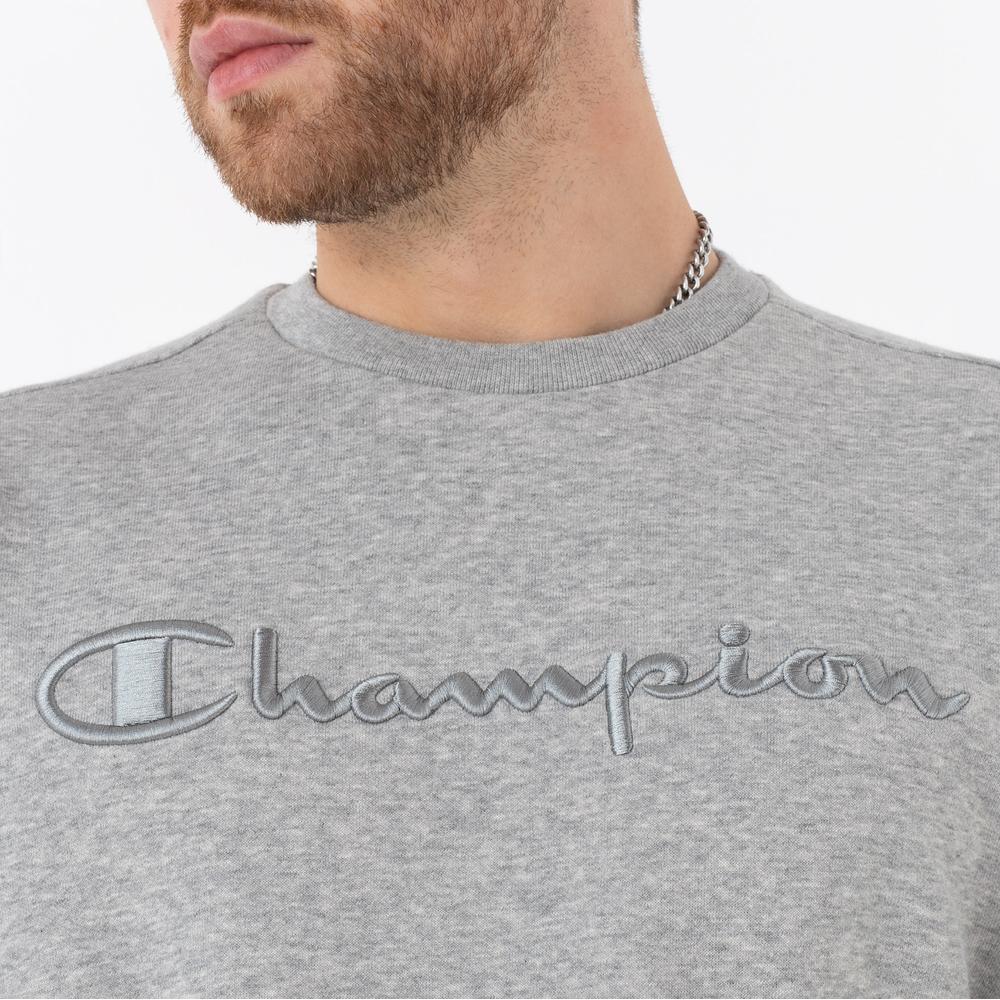 Bluza Champion Embroidered Heavy Cotton 218487-EM031 - szara
