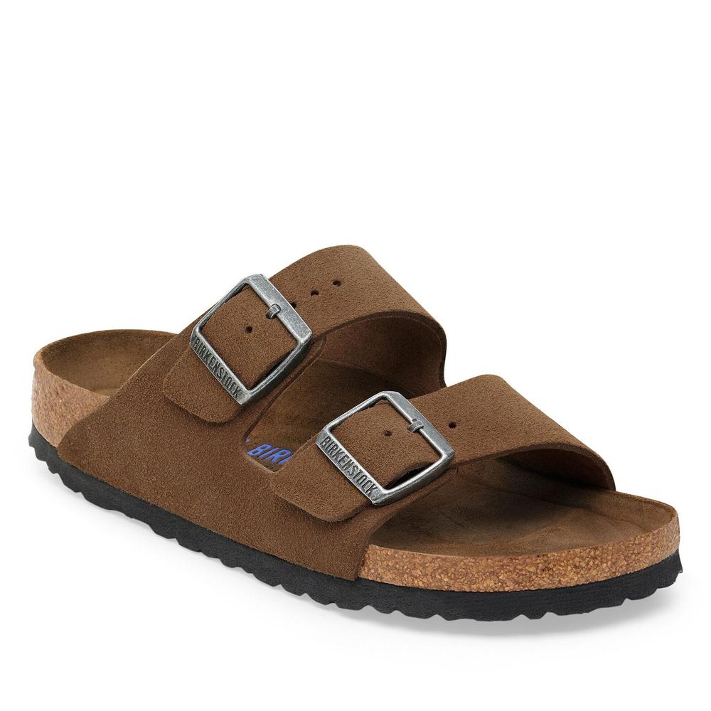 Klapki męskie Birkenstock Arizona 1030863 - brązowe