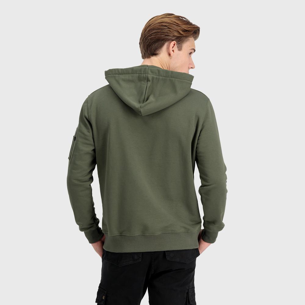 Bluza Alpha Industries Xfit Hoody 158321257 - zielona