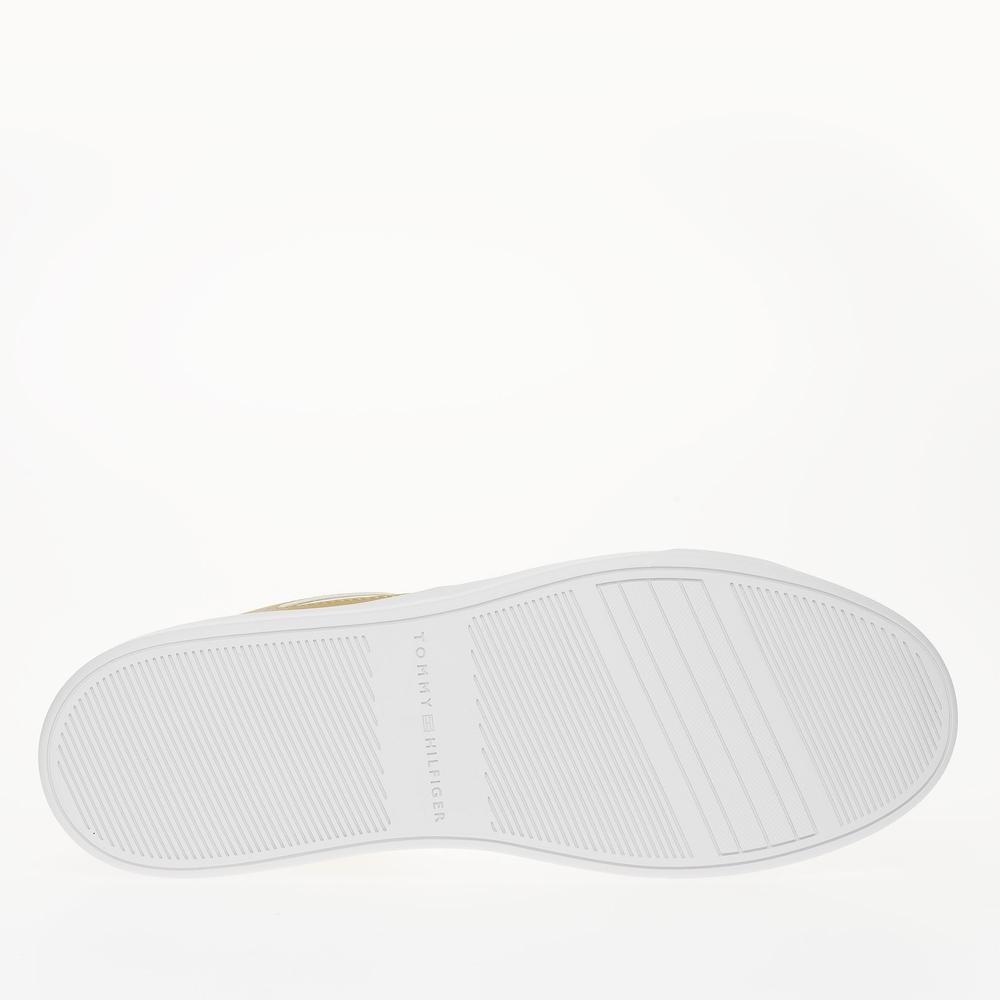 Buty Tommy Hilfiger Platform Court FW0FW08073-0K6 - białe