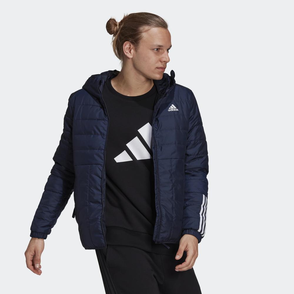Kurtka adidas Itavic 3 Stripes Light Hooded Jacket GT1682 - granatowa