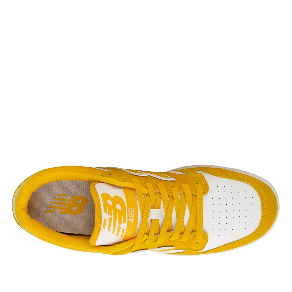 Buty New Balance BB480LWA - żółte