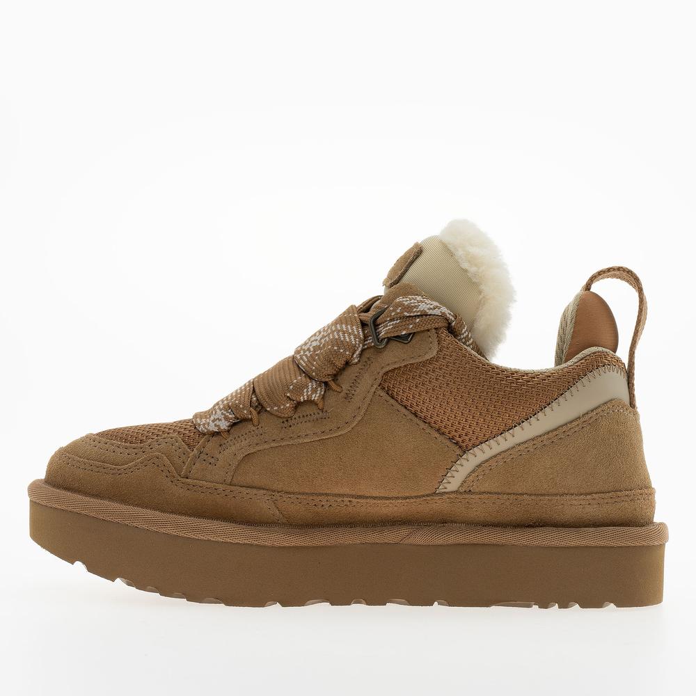 Buty damskie Ugg Lowmel Sneaker 1144032-CHE - beżowe