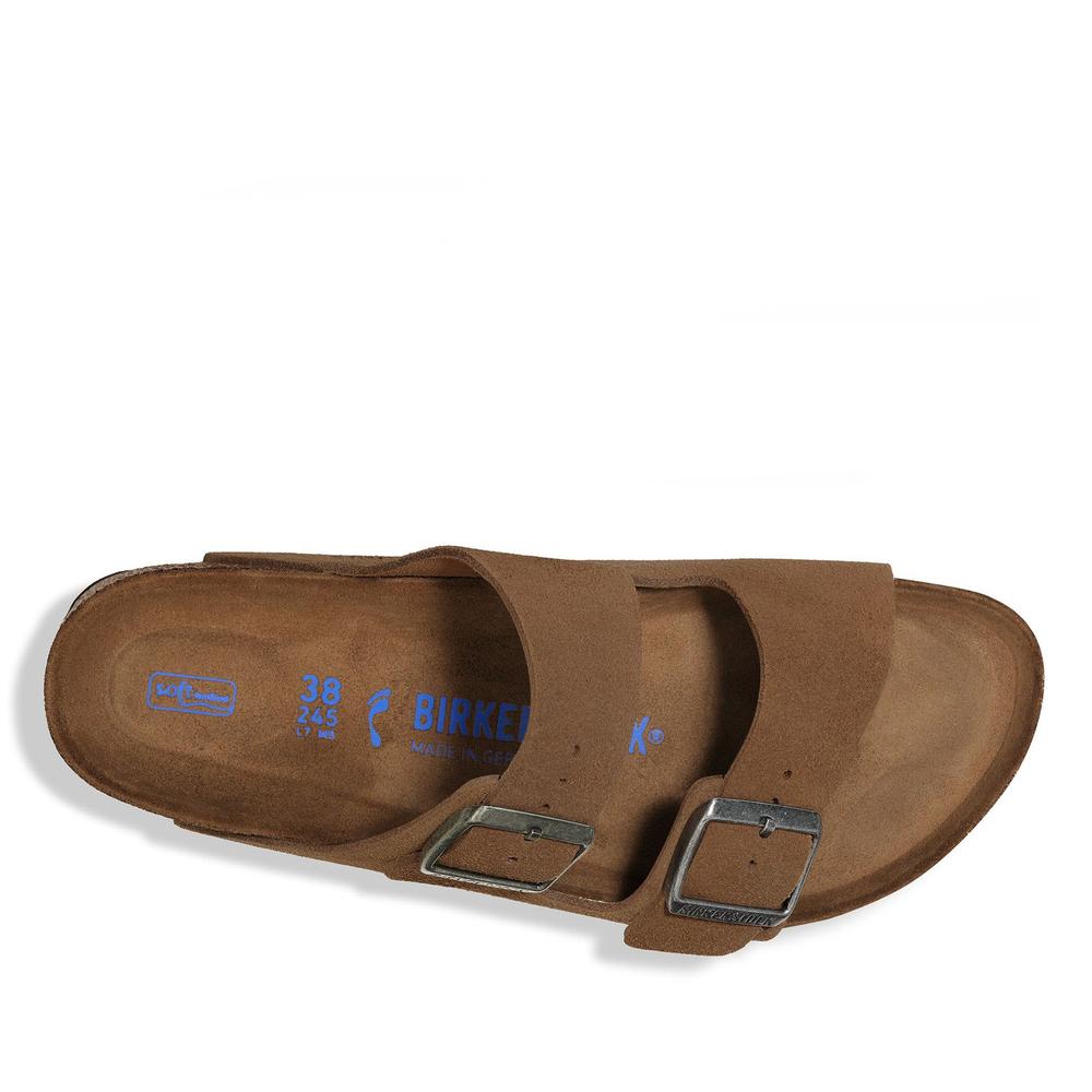 Klapki męskie Birkenstock Arizona 1030863 - brązowe