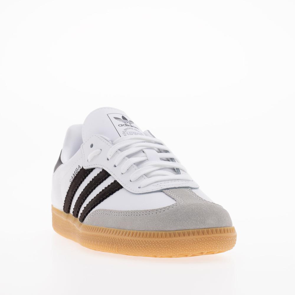 Buty młodzieżowe adidas Originals Samba OG J JQ2020 - białe