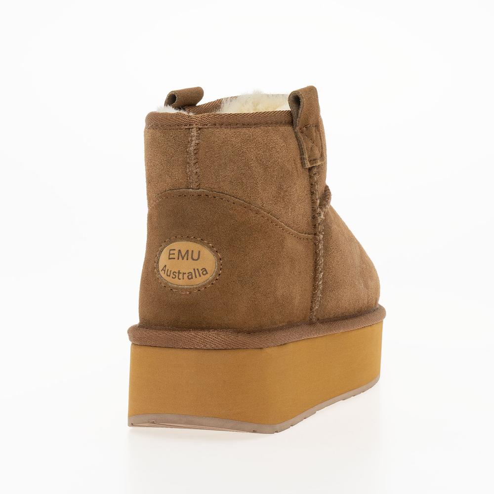 Buty Emu Australia Foy Flatform Micro W13073CHES - brązowe