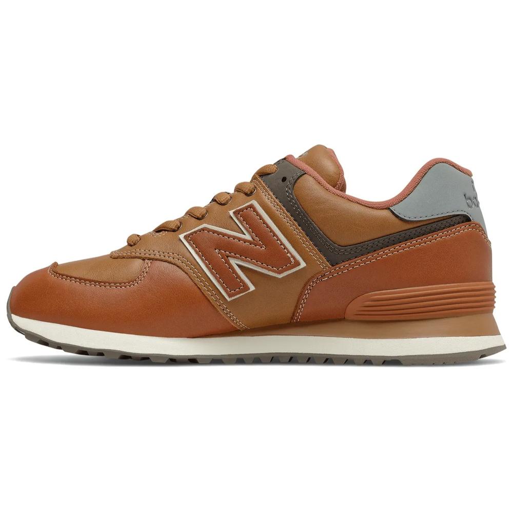 Buty New Balance ML574OMA - brązowe
