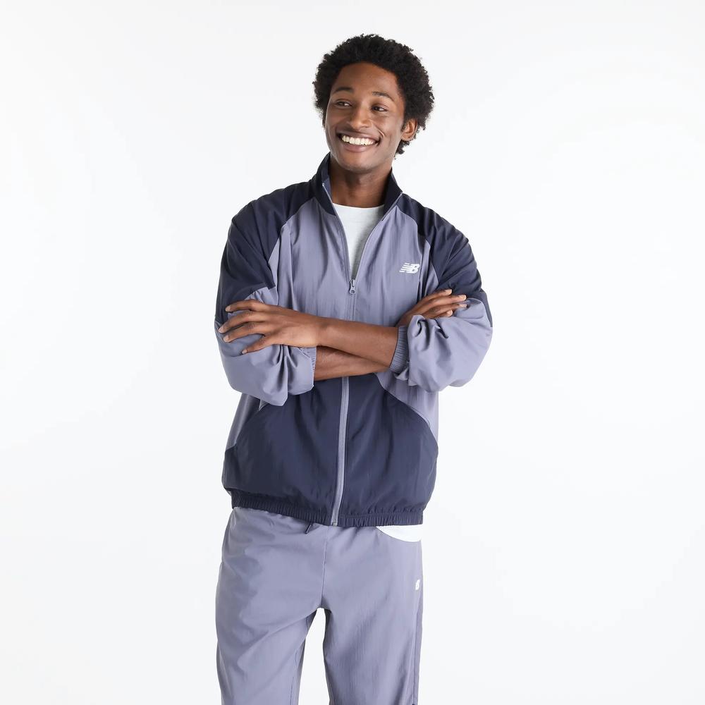 Kurtka męska New Balance MJ61J73YAA9 - fioletowa