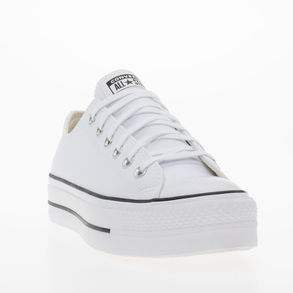 Buty Converse Chuck Taylor All Star Lift Platform Leather 561680C - białe