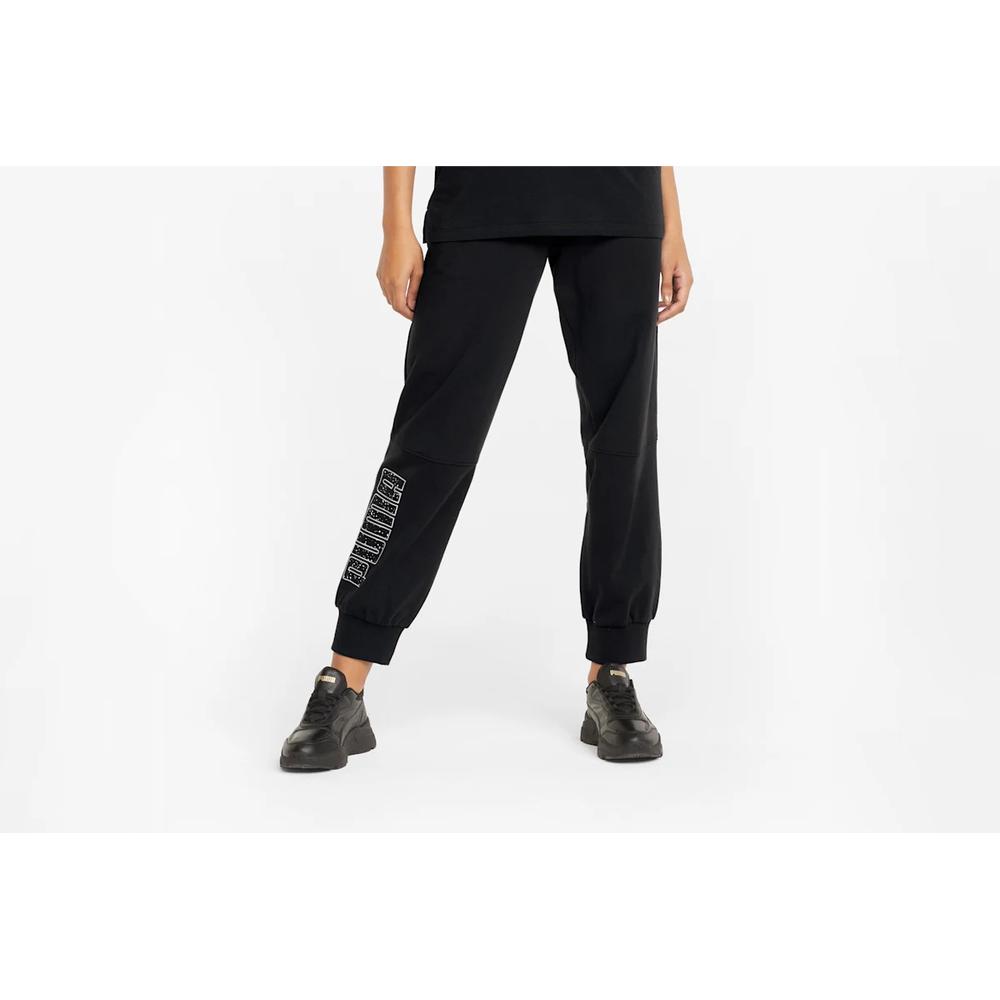 Spodnie dresowe Puma Power Colour-Blocked 84883001 - czarne