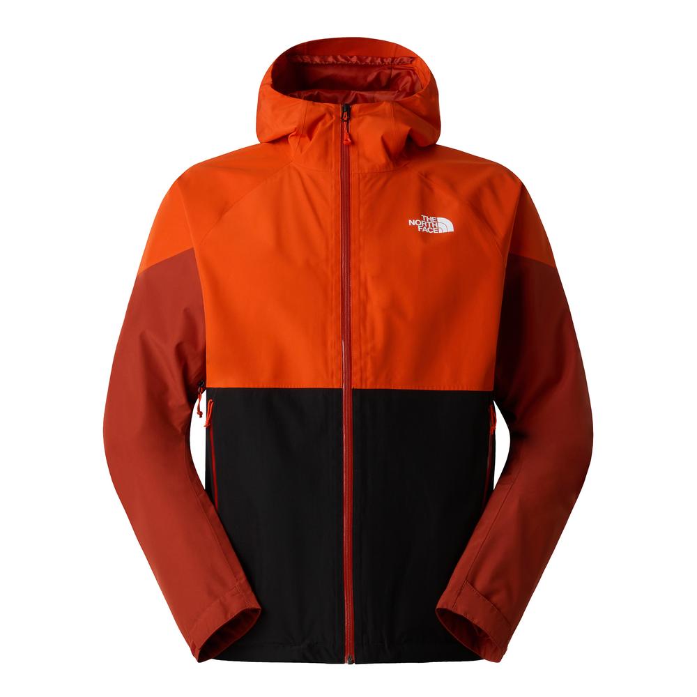 Kurtka męska The North Face Lightning Zip-In 0A87GNMOF1 - czerwono-czarna
